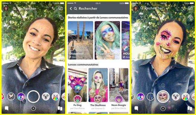 Snapchat apporte le chat vidéo de groupe