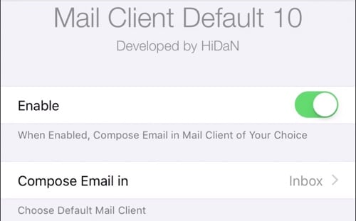 MailClientDefault10 tweak