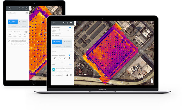 Cartographie de drone en temps réel sur iPhone et iPad -