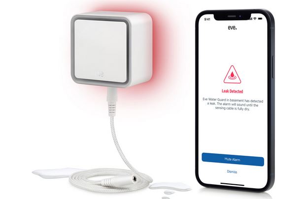 Détecteur de fuite d'eau connecté à un smartphone avec Bluetooth/fil -