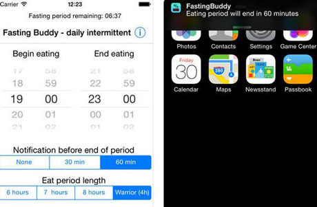 4 applications Warrior Diet pour iPhone et iPad -