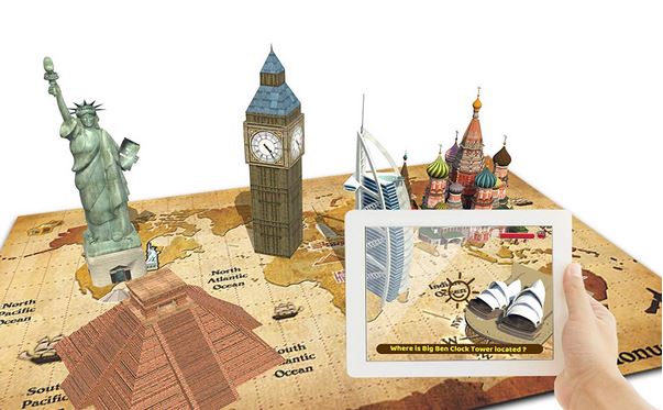 5 jouets interactifs de géographie en réalité augmentée pour les enfants -