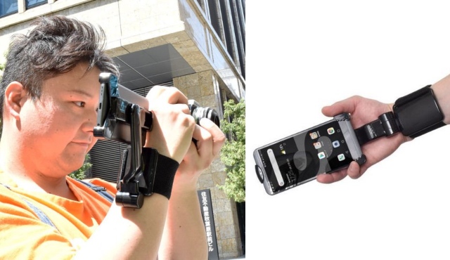 Support de poignet multi-angle portable pour smartphone de Thanko -