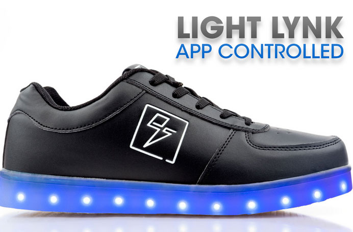 Bolt Light Lynk : chaussures LED compatibles avec l'application -