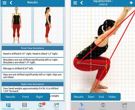 2 applications iPhone pour vérifier la posture -