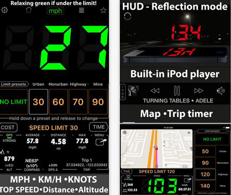3 applications d'alerte de limite de vitesse pour iPhone -