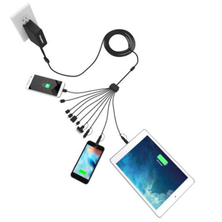 4 Câbles USB multi-chargeurs pour iPhone & iPad -