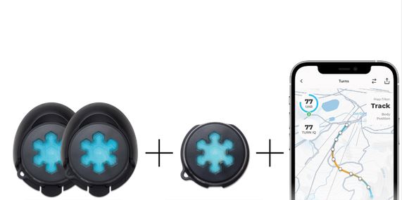 Capteur Skeo Smart Ski avec application iOS -