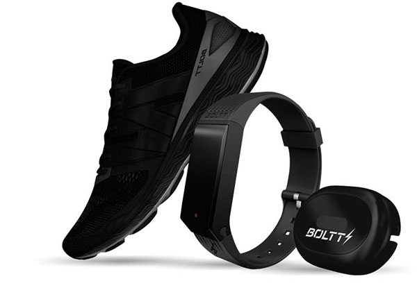 Chaussures connectées Boltt avec capteurs pour suivre les mouvements -