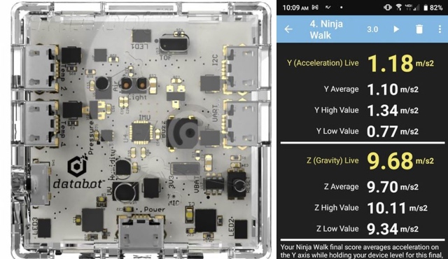 Kit STEM multi-capteurs Databot 2.0 avec prise en charge App & Arduino -