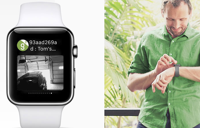 Ouvre-porte de garage intelligent avec prise en charge Apple Watch -