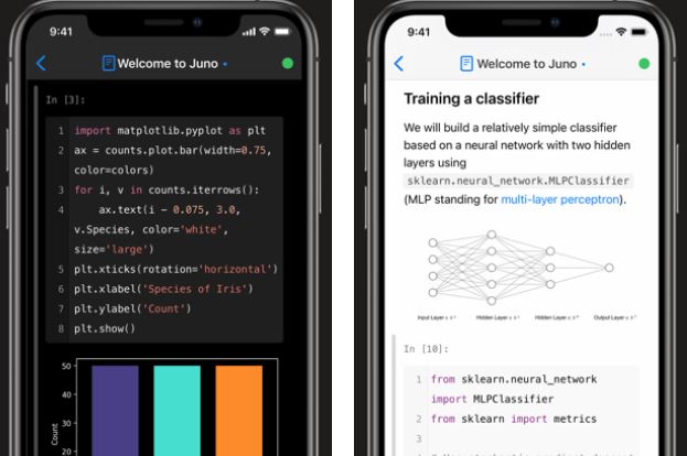 4 applications iPhone Jupyter Notebook incontournables pour les codeurs -