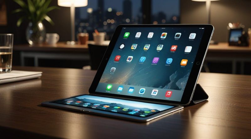 Letui pour iPad avec aimants offre des angles illimites