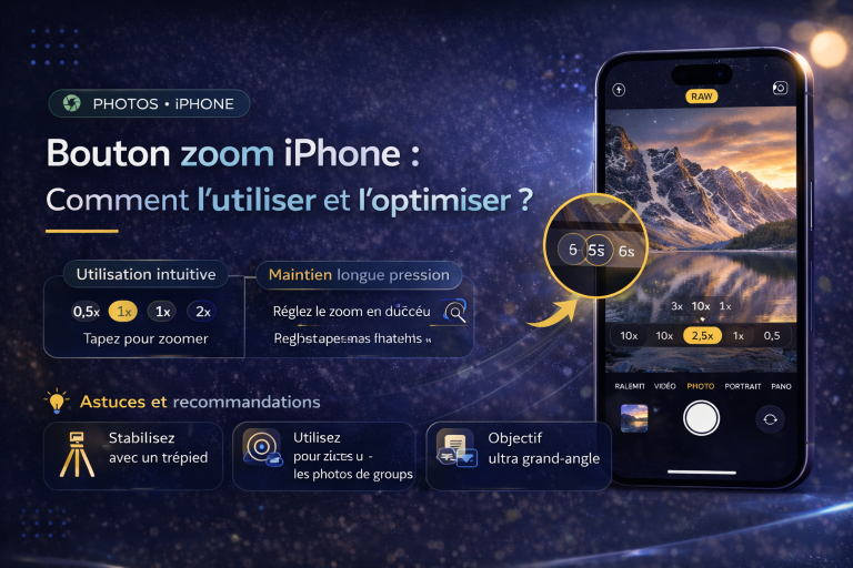 Bouton zoom iPhone : Comment l'utiliser et l'optimiser ?